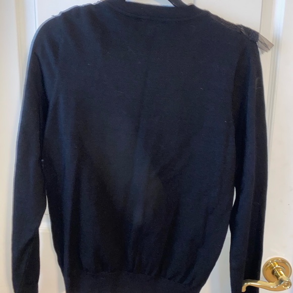 Black Lace Sweater - Picture 4 of 4